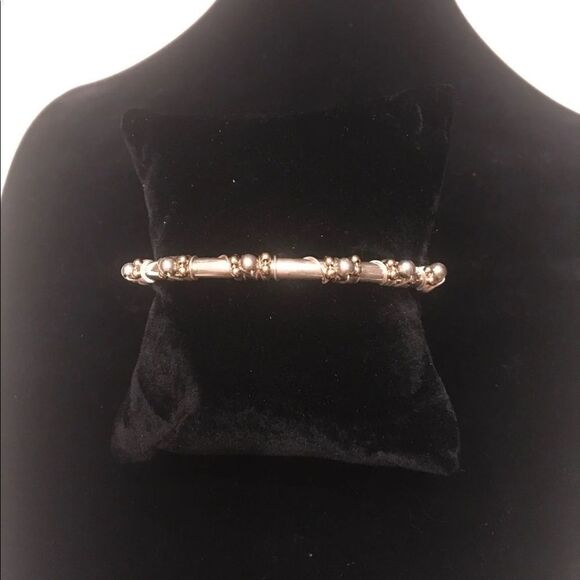 Vintage Sterling Cuff Bracelet - Picture 2 of 6